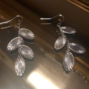 Leaf Chain Drop Earrings